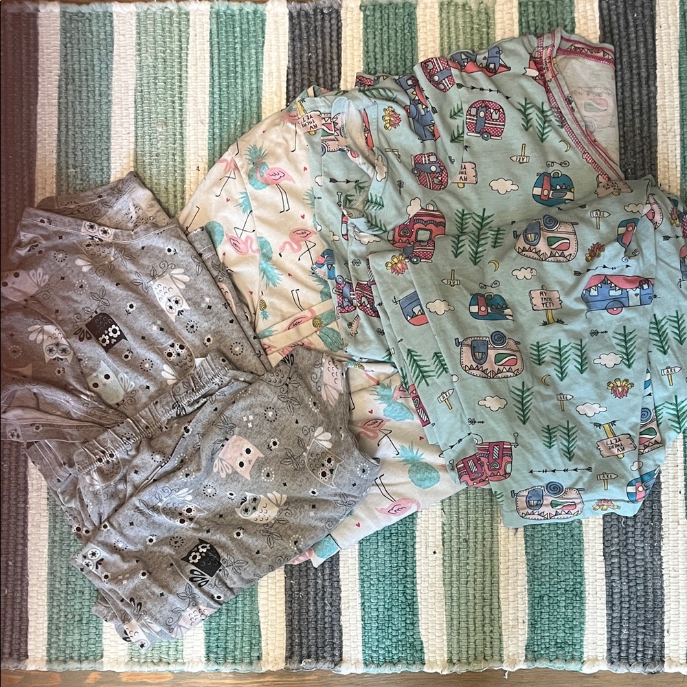 Colorful Printed Women's Pajama Sets